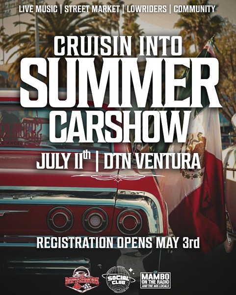Cruisin' into Summer Car Show flyer July 2026